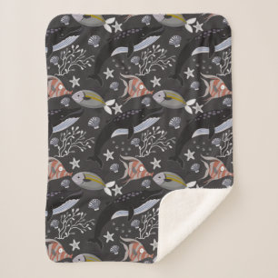 Muster der Wassertiere Meeresunterwasser 20 Sherpadecke
