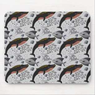 Muster der Wassertiere Meeresunterwasser 22 Mousepad