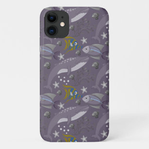 Muster der Wassertiere Meeresunterwasser 24 Case-Mate iPhone Hülle