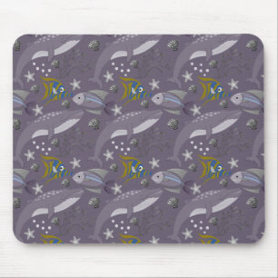Muster der Wassertiere   Meeresunterwasser 24 Mousepad