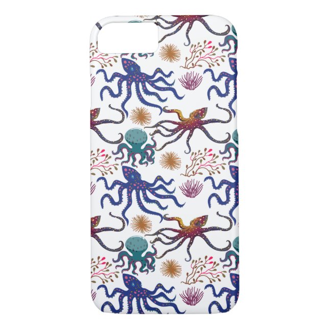 Muster der Wassertiere | Meeresunterwasser 27 Case-Mate iPhone Hülle (Rückseite)