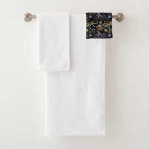 Muster der Wassertiere Meeresunterwasser 29 Badhandtuch Set