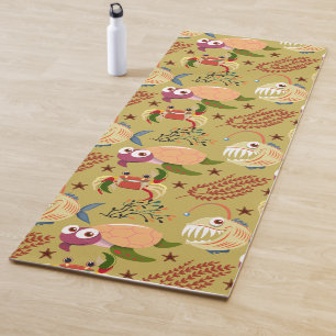 Muster der Wassertiere Meeresunterwasser 31 Yogamatte