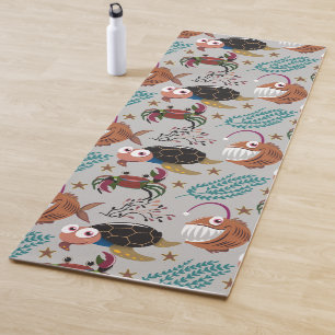 Muster der Wassertiere Meeresunterwasser 37 Yogamatte