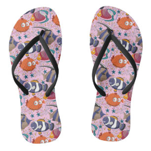 Muster der Wassertiere   Meeresunterwasser 39 Flip Flops