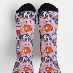 Muster der Wassertiere   Meeresunterwasser 39 Socken