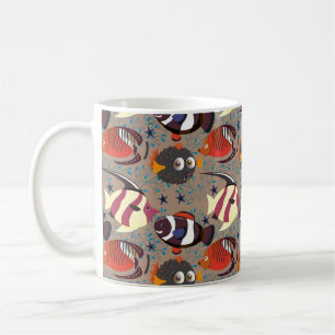 Muster der Wassertiere Meeresunterwasser 41 Kaffeetasse