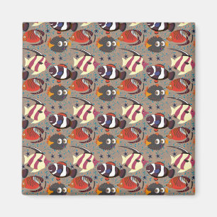 Muster der Wassertiere   Meeresunterwasser 41 Magnet