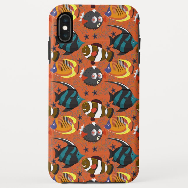 Muster der Wassertiere | Meeresunterwasser 42 Case-Mate iPhone Hülle (Rückseite)