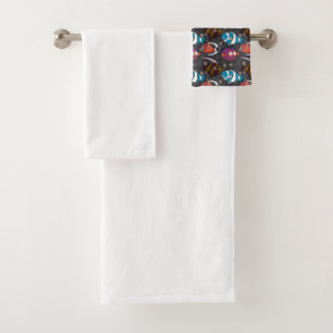 Muster der Wassertiere   Meeresunterwasser 43 Badhandtuch Set