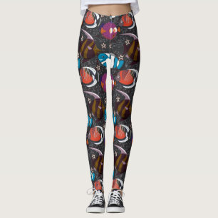 Muster der Wassertiere Meeresunterwasser 43 Leggings