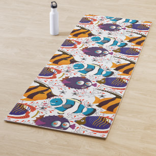 Muster der Wassertiere   Meeresunterwasser 44 Yogamatte