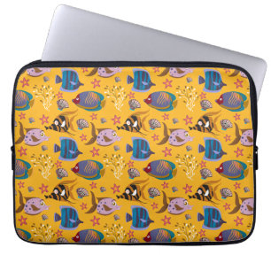 Muster der Wassertiere   Meeresunterwasser 6 Laptopschutzhülle