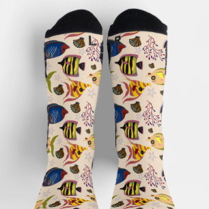 Muster der Wassertiere   Unterwasserleben im Ozean Socken