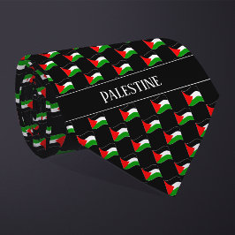 Muster der Wavy Palestine Flag Krawatte