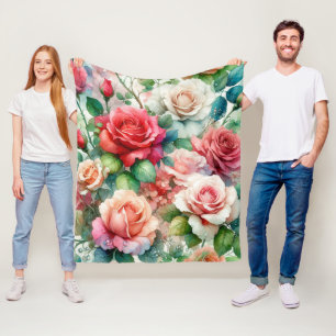 Muster der Whimsikschen Rose Fleecedecke
