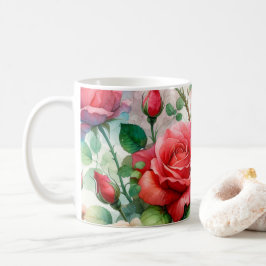 Muster der Whimsikschen Rose Kaffeetasse
