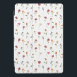 Muster der Wildblume der Aquarellfrüchte iPad Pro Cover<br><div class="desc">Wildblume-Muster für Wasserfarbenfeder iPad Pro Cover</div>