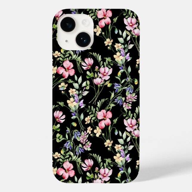 Muster der Wildblumen Case-Mate iPhone 14 Hülle (Rückseite)