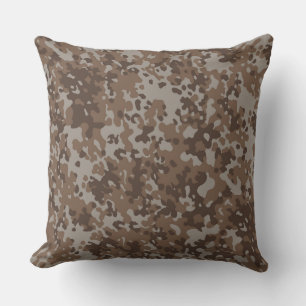 Muster der Wüstenlandschaft und Camouflage Kissen