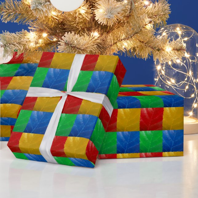 Muster des hinteren Bodens Geschenkpapier (Feiertage)