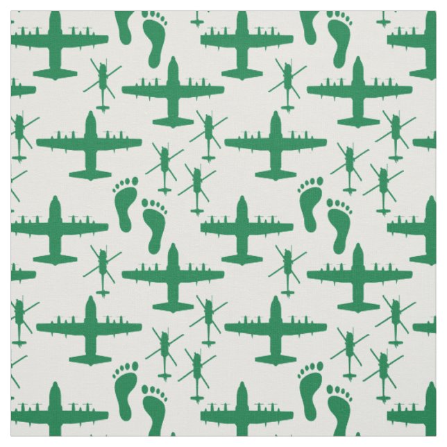Muster des Jolly Green Rescue Team Stoff (Muster)