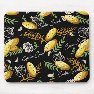 Muster des Knoblauchbrotes V2 Mousepad
