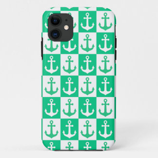 Muster des Kreuzschiffs - Ozeangrün Case-Mate iPhone Hülle