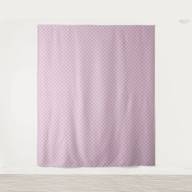 Muster des rosafarbenen Shabby Chic Wandteppich (Vorderseite)