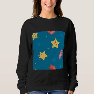 Muster des Schwammtauchgeräts Sweatshirt