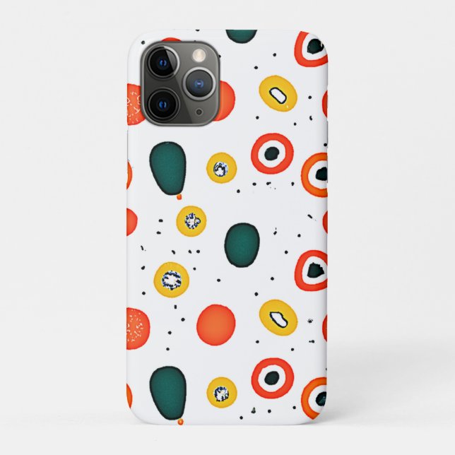 Muster des spielerischen Punktkreises Case-Mate iPhone Hülle (Rückseite)