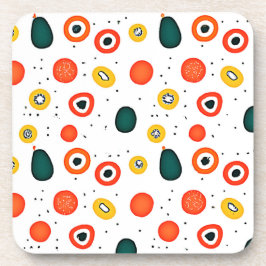 Muster des spielerischen Punktkreises Getränkeuntersetzer