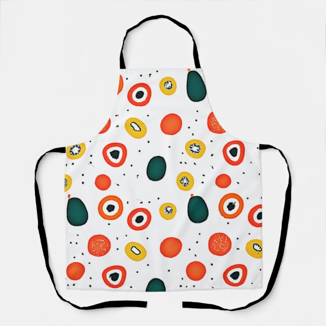 Muster des spielerischen Punktkreises Schürze (Vorderseite)