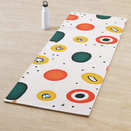 Muster des spielerischen Punktkreises Yogamatte