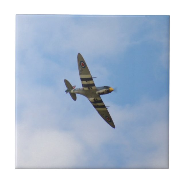 Muster des Spitfire MK IX MK923 Fliese (Vorderseite)