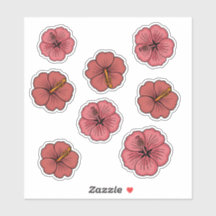 Muster des tropischen Hibiskus