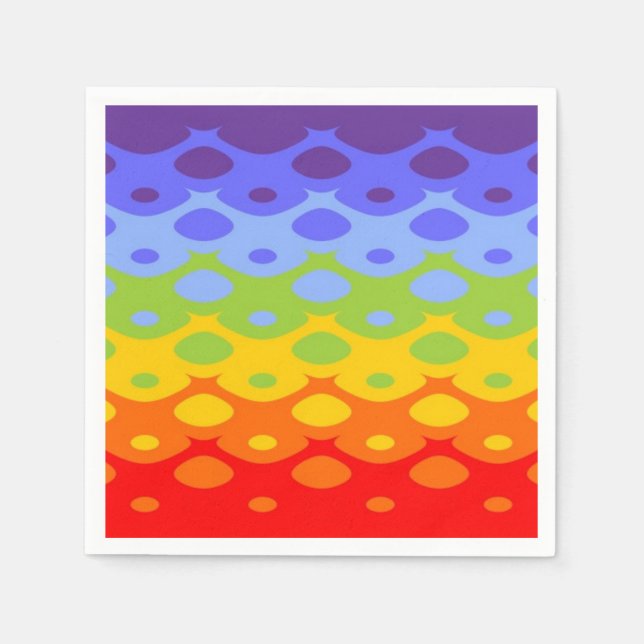 Muster Design Chakra farbig + Ihre Ideen Serviette (Vorderseite)