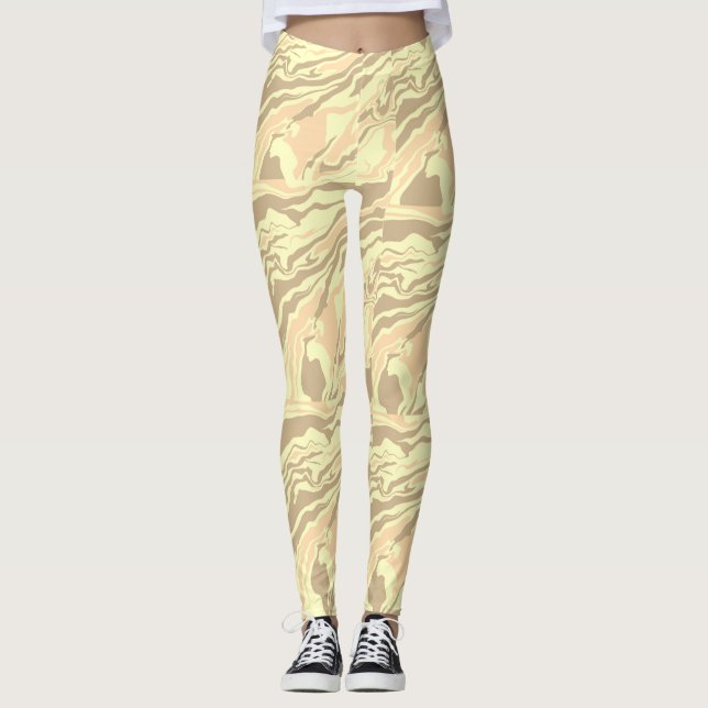 Muster-Design-Leggings Leggings (Vorderseite)