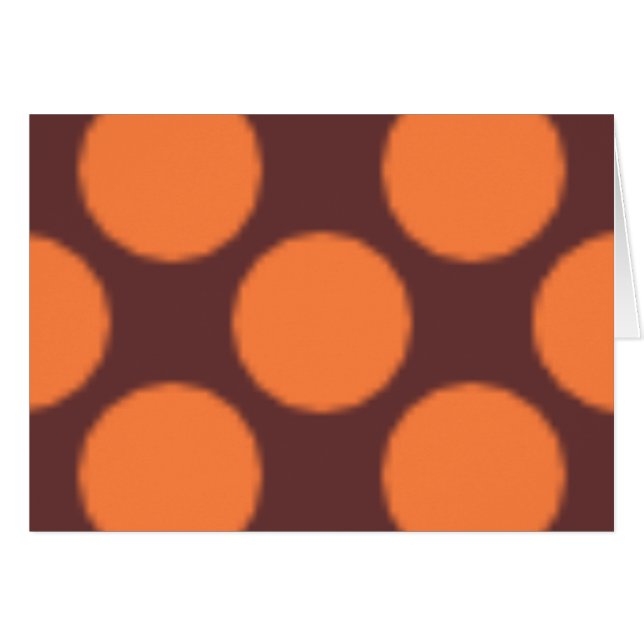 Muster Dot Orange (Vorderseite (Horizontal))
