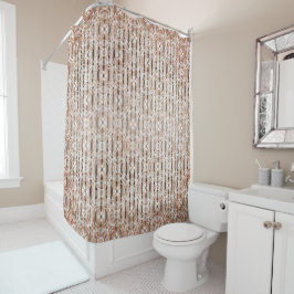 Muster-Duschvorhang aus Circle Tiles & Stripes Duschvorhang