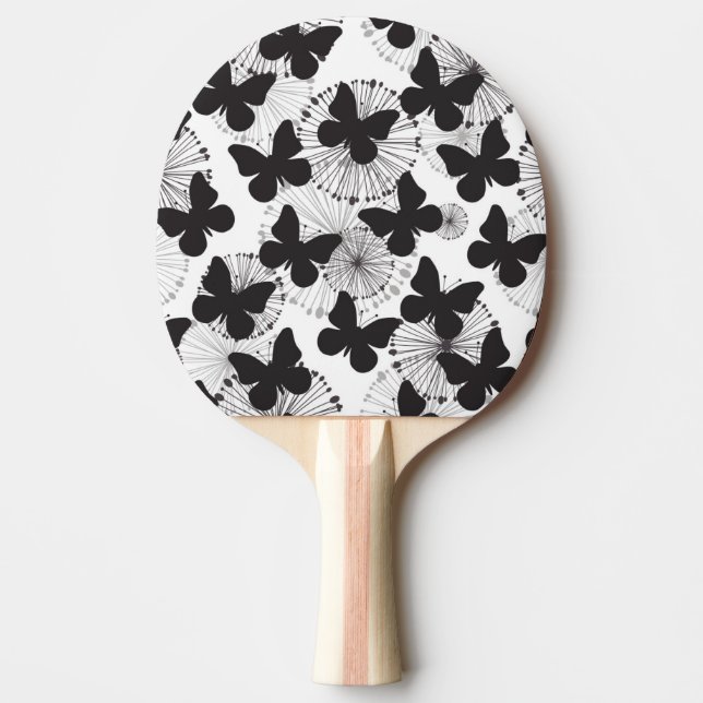 Muster eines Schmetterlinges Tischtennis Schläger (Vorderseite)