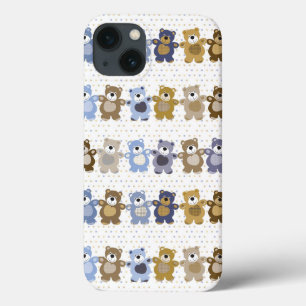 Muster eines Spielzeug-Teddybären iPhone 13 Hülle