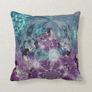 Muster-Entwurf Ombre Krawatten-aquamariner Druck Kissen