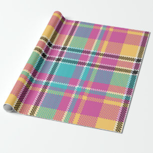 Muster farbenfroh Stilvolles Design Geometric Vint Geschenkpapier