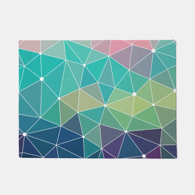 Muster farbige Inspiration Retro Niedlich Fußmatte (Vorderseite)