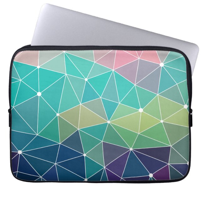 Muster farbige Inspiration Retro Niedlich Laptopschutzhülle (Vorderseite)