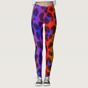 Muster farbige Inspiration Retro Tiger Leggings