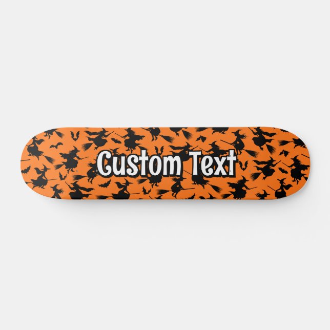 Muster fliegender Hexen Skateboard (Horizontal)