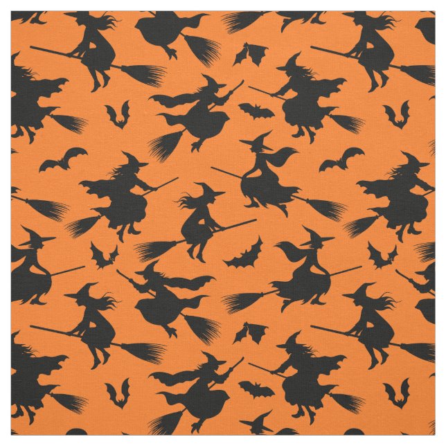 Muster fliegender Hexen Stoff (Muster)