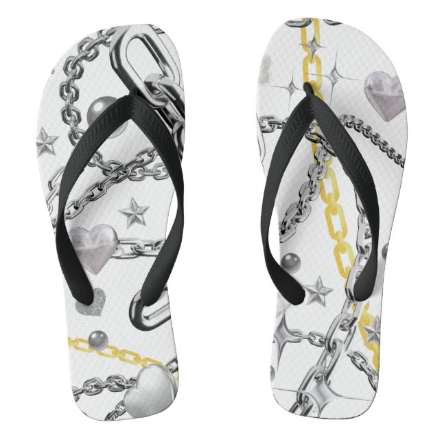 Muster Flip Flops (Fußbett)
